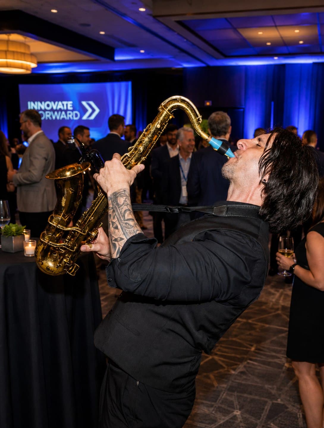 DJ + Live Sax