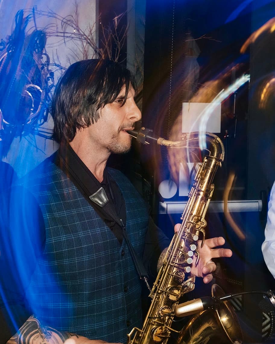 DJ + Live Sax
