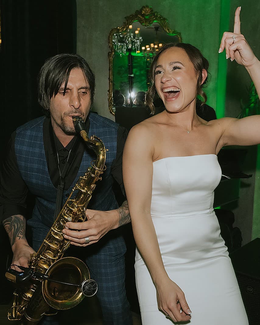DJ + Live Sax