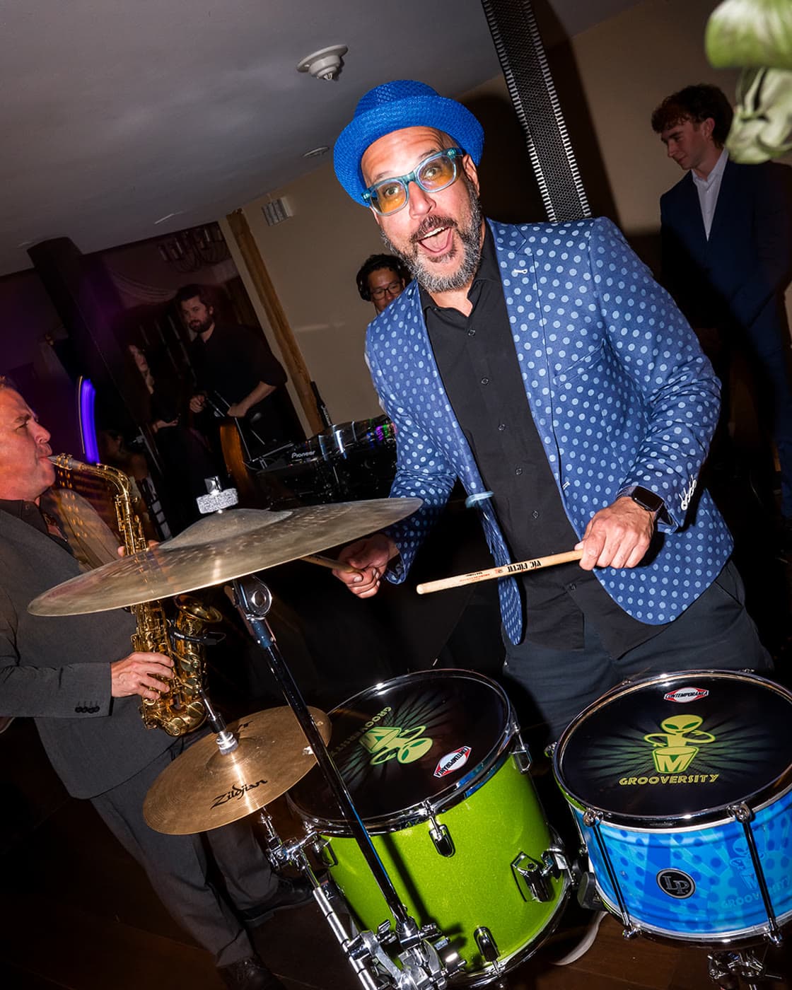DJ + Live Percussion